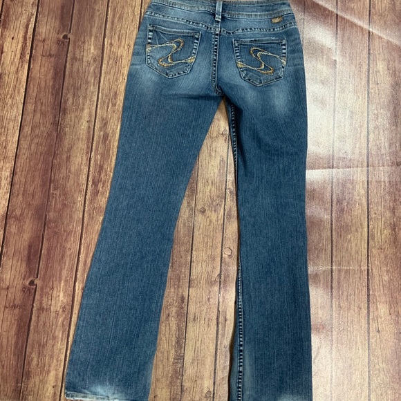 Silver Julia Straight Leg Jeans - Picture 6 of 8